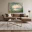 «Coastal Beach Morning Glory», art mural sur toile grise-1241961707