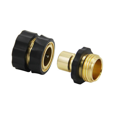 cup sleeve 3/4 Inch Garden Aluminum Hose Fitting Connector Male And Female Value Pack