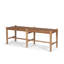 Ursulina Solid Wood Woven Leather Bench-606543975