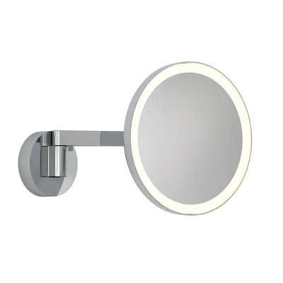 Nagoya Round Metal Lighted Wall Mirror