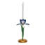 Meadow Walk Iris 9" Candlestick - Chambray