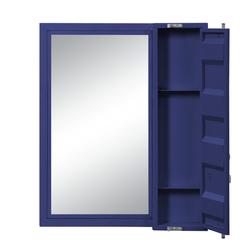 Cargo Blue Finish Vanity Mirror (INCLUDES MIRROR ONLY)