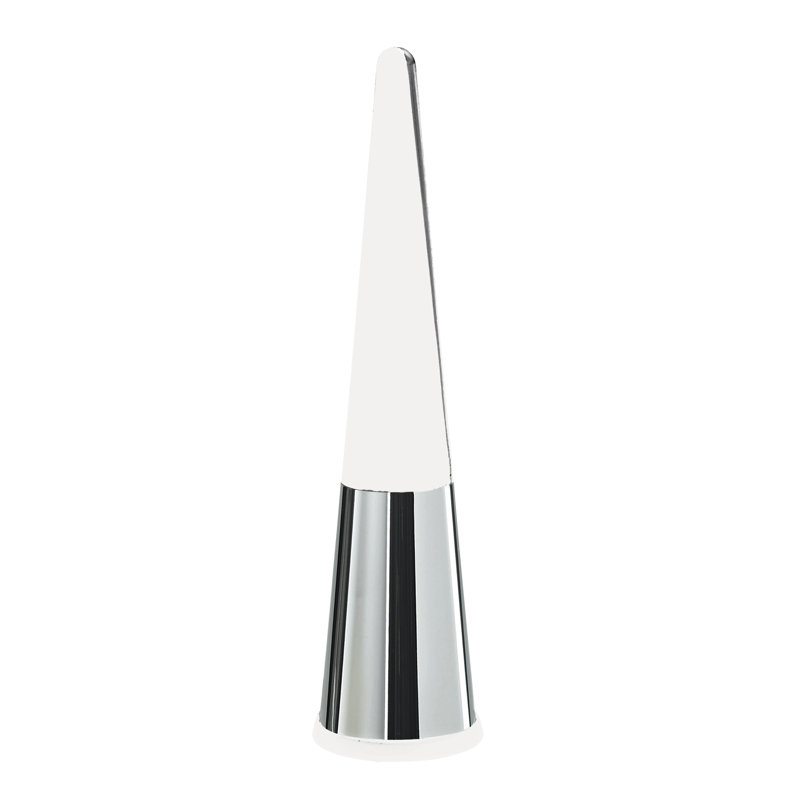 Kono Complements 14.6" Toilet Brush and Holder, White