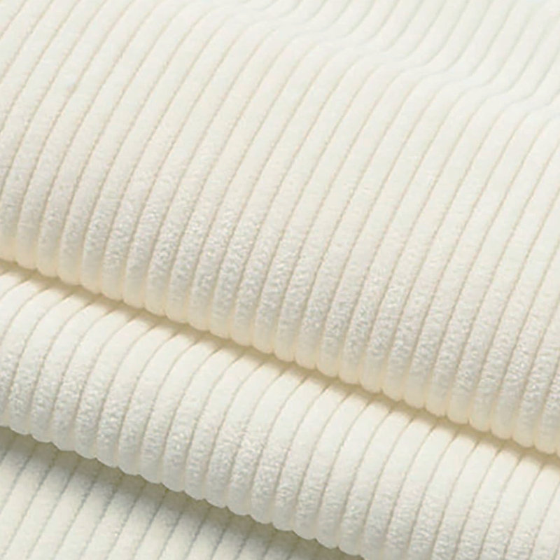 Canapé modulaire surdimensionné en velours côtelé de 158,3 po à quatre pièces sans assemblage, Beige