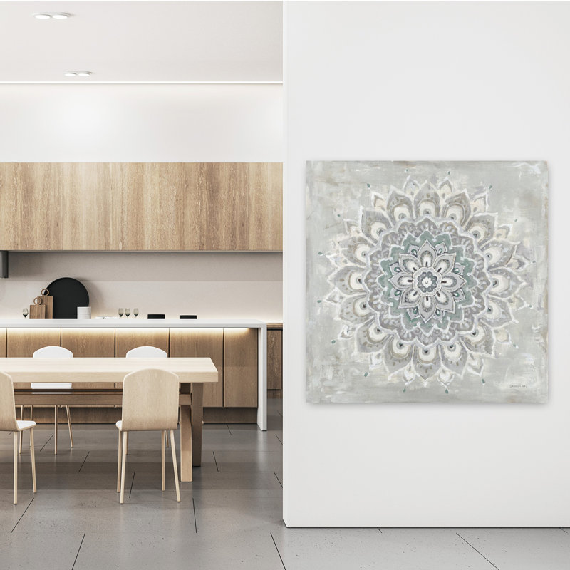 Mandala doux bohémien avec art bohémien bohème, H 48 po x l 48 po
