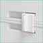 Portable Wardrobe Closet with 11 Cubes, Hanging Rod | Magnet Doors | White ABS