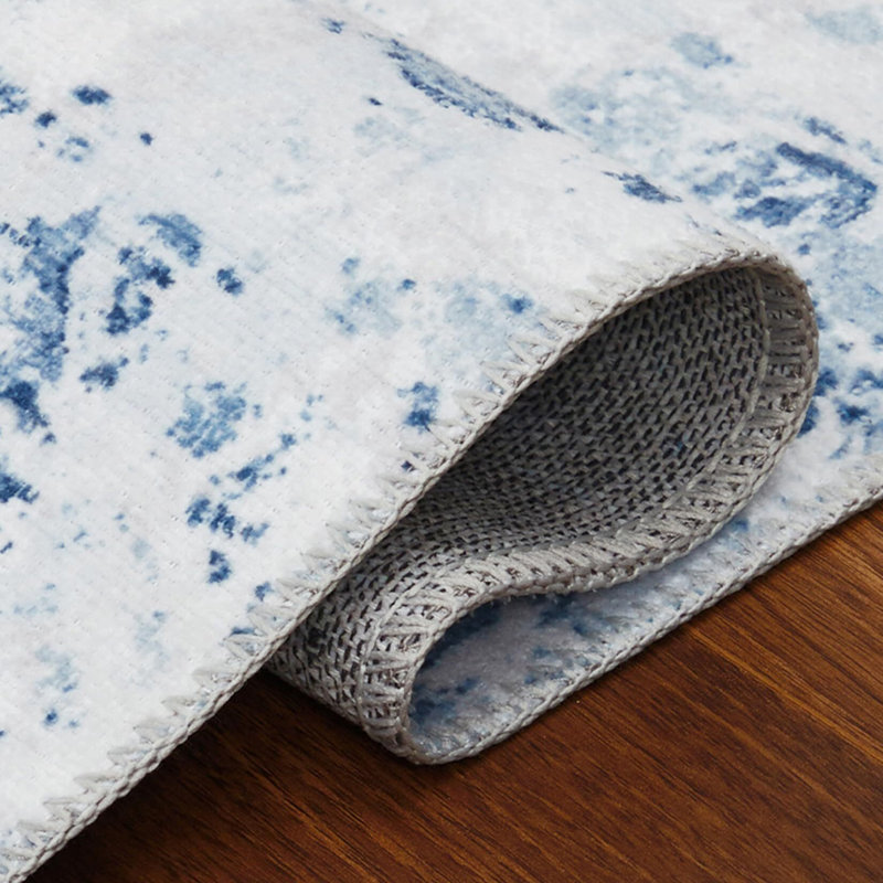 Tapis d'intérieur lavable abstrait moderne 9 x 12