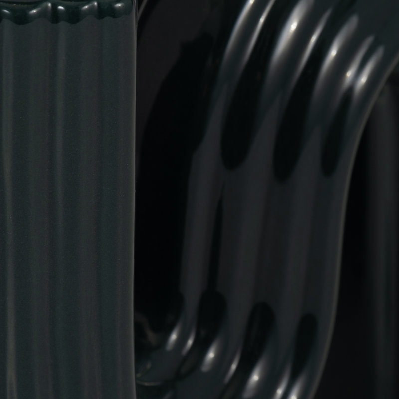 Elysia Table Vase, Dark Green