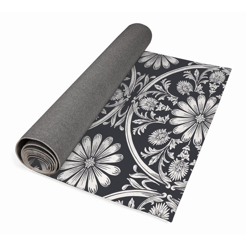 Tapis extérieur Daisy, Tapis de couloir 2 pi 6 po x 8 pi