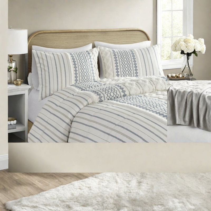 Premium Cotton Bedding Sets, Aztec Design, Mid-century Charm
