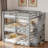 Triple Bunk Bed With Storage Staircase-106733123