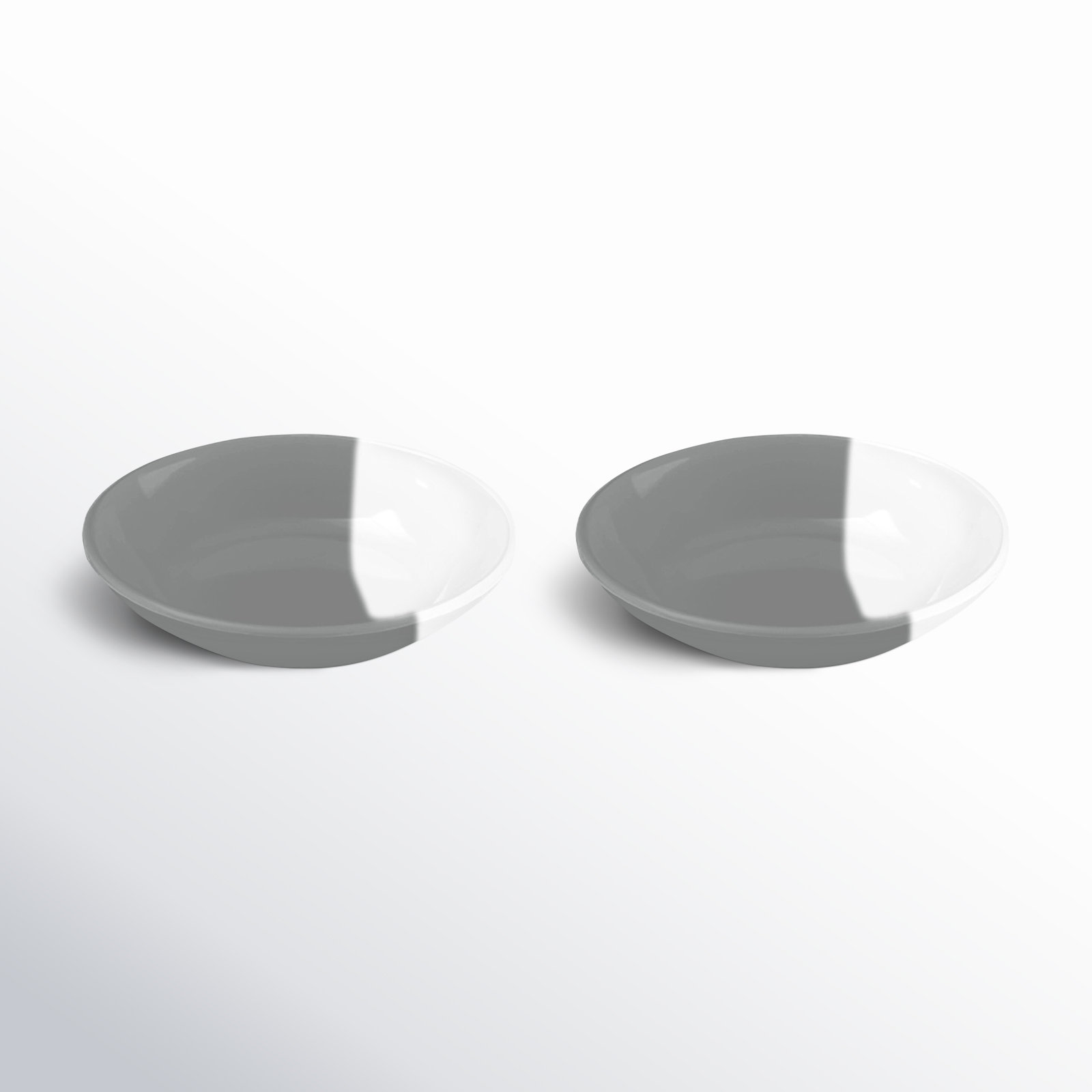 Maxen Pet Bowl, Gray/White