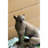 5.1X3.5X6.1" Copper Panther, Animal Statue Decor