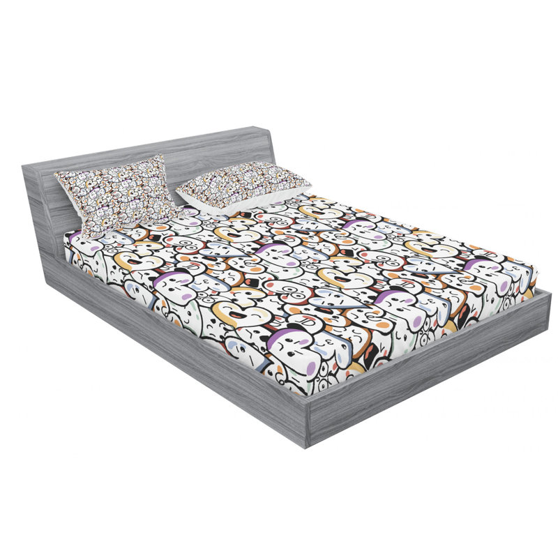 Microfiber Sheet Set, Full Sheet Set + Fitted Sheet + 2 Pillowcases