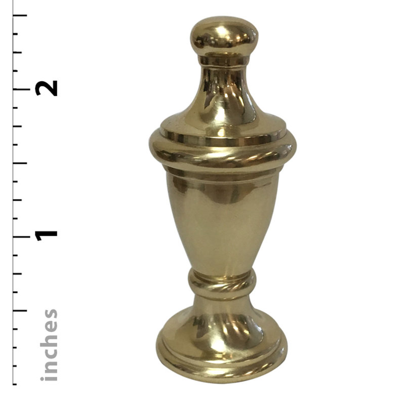 Faîteau de lampe de conception simple vase, Laiton poli