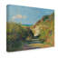 « the sunkeny path, 1882 », reproduction de peinture à l’huile sur toile tendue-223615600