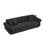 Yore 89" Velvet Upholstered Sofa with Channel Tufting & Throw Pillows-114611263