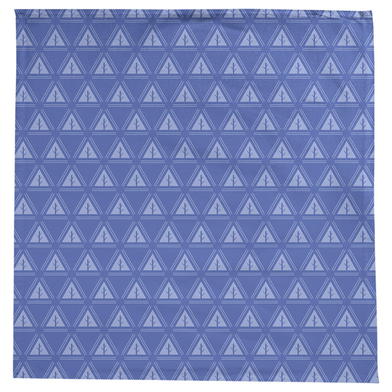 Nappe d’arbre minimaliste classique Barbra, Bleu