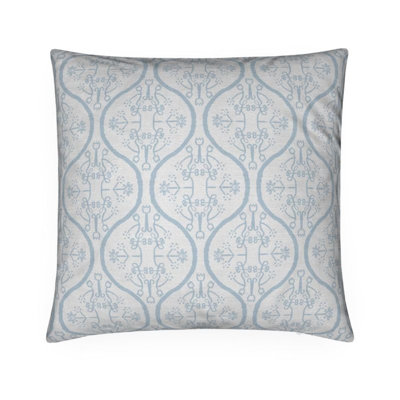 Watercolor Damask Square Pillow Cover & Insert