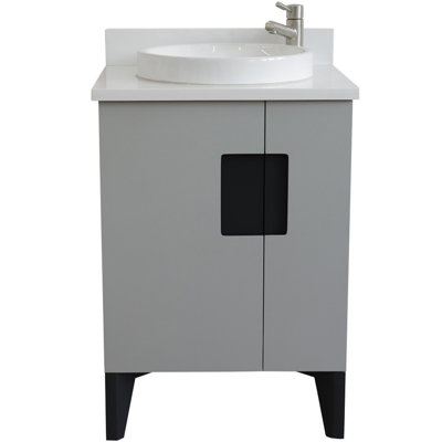 Ensemble de meuble-lavabo simple 25 po