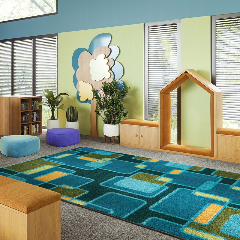 Kid Essentials Reflex Area Rug, Rectangle 5'4" x 7'8"