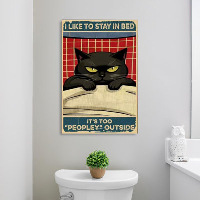 «Its Too Peopley extérieur 1», impression sur toile tendue