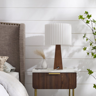 Lampe de table USB en métal Huckston