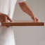 Brun massif + bois manufacturé + vitrines