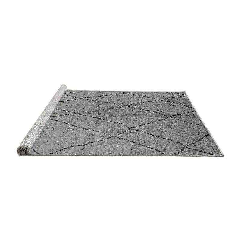 Tapis gris Natlie, Carré 5 pi