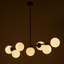 Lustre linéaire moderne en verre 7 lumières pour salle à manger-1486637219