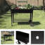 Lit de jardin surélevé avec tablette Pure Garden, noir