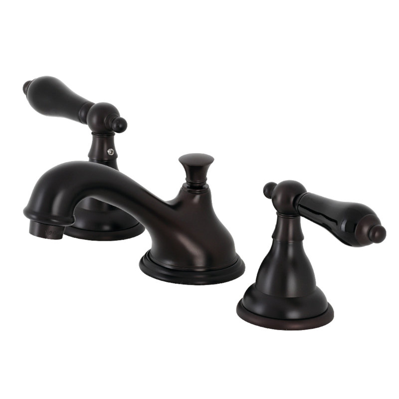 Robinet de salle de bain espacé avec ensemble de drain Duchess, Bronze huilé