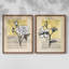 Floral Diary III - reproduction encadrée de qualité supérieure - prêt à être accroché - aucun clou requis - aucun clou requis-396422274-396422275