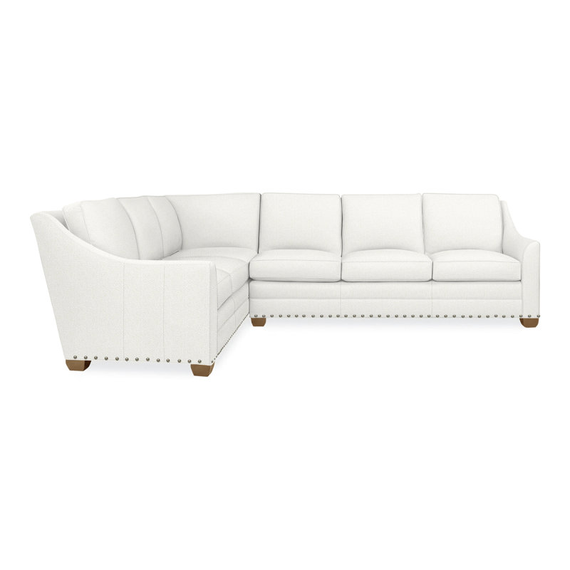 American Bungalow 2-Piece Nicholas Sectional, Hampton, Kempsey Sheepskin, No