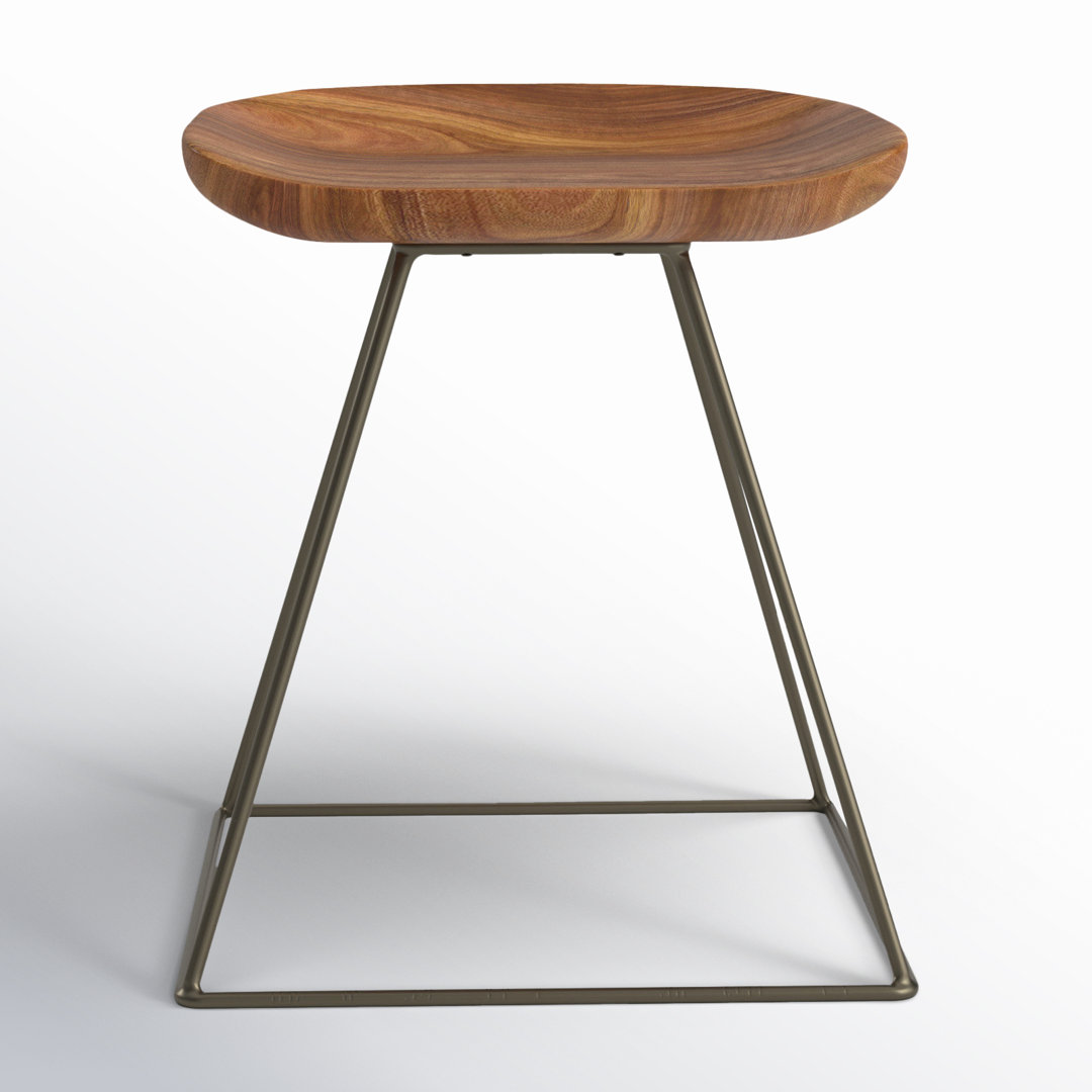 Monticello Solid Wood Accent Stool Joss & Main