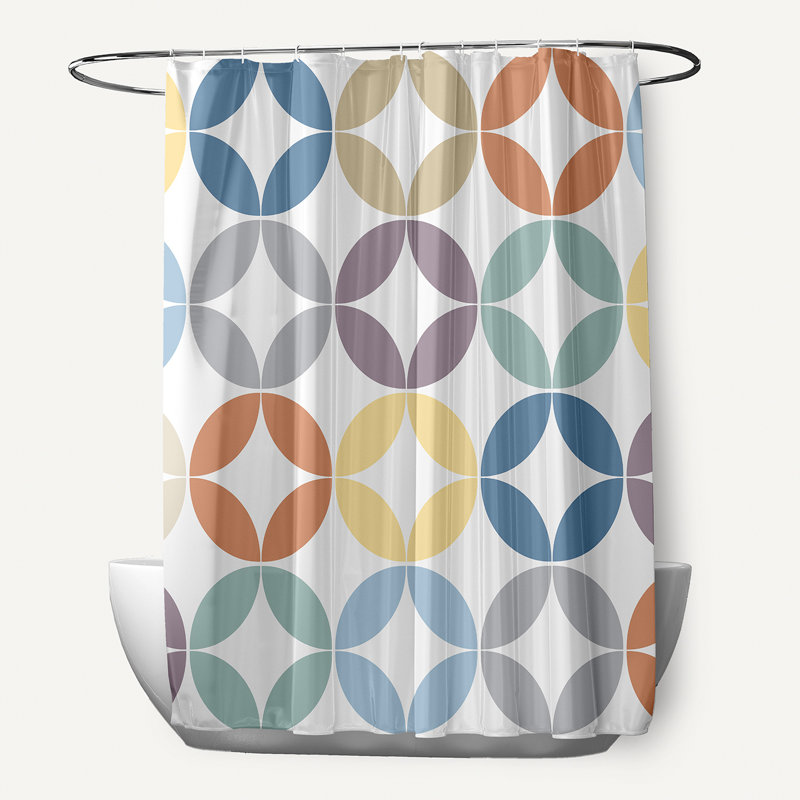 Rideau de douche simple Ludde, Lavande