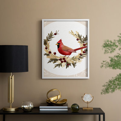 Christmas Holiday Art CMXLIX Framed Print - Solid Wood