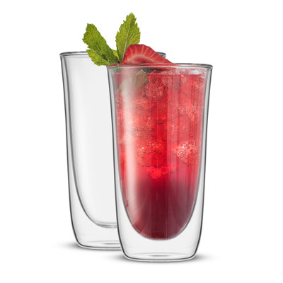 JoyJolt Spike Double Wall Glass,13.5oz.