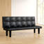 Berryhill 3 Seater Faux Leather Sofa Bed-36406058