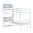 Twin Over Twin Standard Bunk Bed With Bookcase Headboard-134996602
