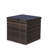 All-Weather Brown Outdoor Storage Box - Suitable For Various Settings Meets Your Needs