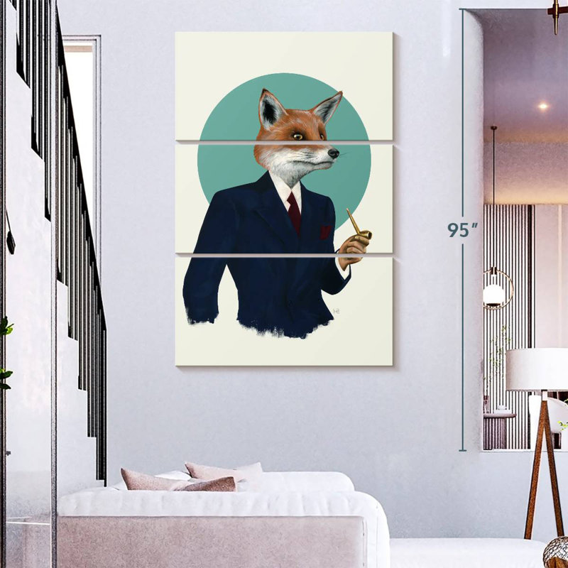 Brampt Mr. Fox, 74" H x 48" W