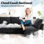Canapé modulaire de 124 po avec repose-pieds-1223332512