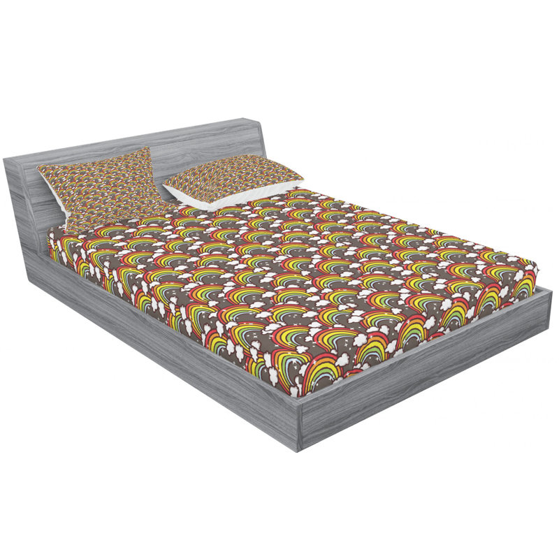 Microfiber Sheet Set, Full Sheet Set with Fitted Sheet