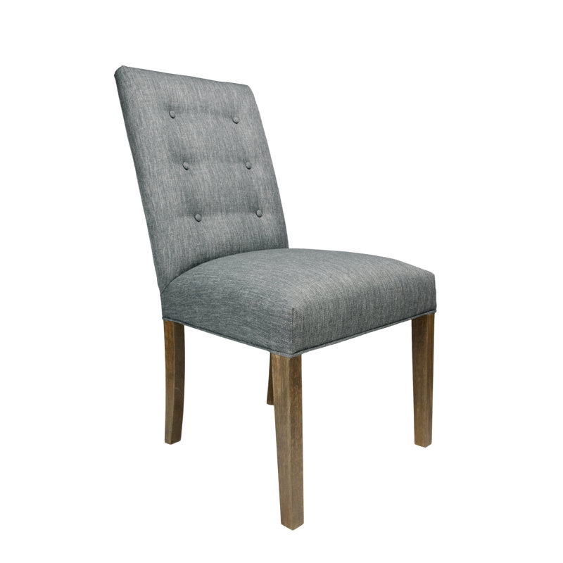 Earles 19'' H Tufted Upholstered Side Chair, Ash