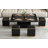 Lift-Top Coffee Table With 4 Storage Stools, Space Saving Centre Table With Foldable Top, Multi-Functional Adjustable Coffee Table-580420204