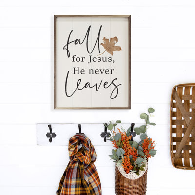 " Fall For Jesus Leaf "