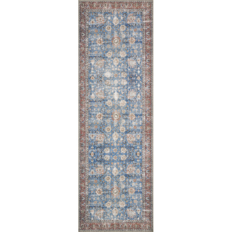 Adele Hand Hooked Oriental Indoor Rug, Runner 2'6" x 7'6"