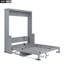 Grand lit escamotable avec tablette, gris-1049866976