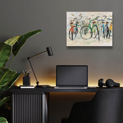  «Ready to Ride 2» par Dusza, art mural en verre acrylique, 16 po x 12 po